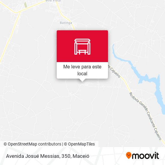Avenida Josué Messias, 350 mapa