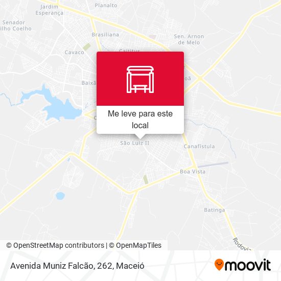 Avenida Muniz Falcão, 262 mapa