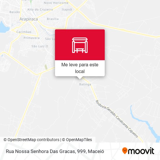Rua Nossa Senhora Das Gracas, 999 mapa