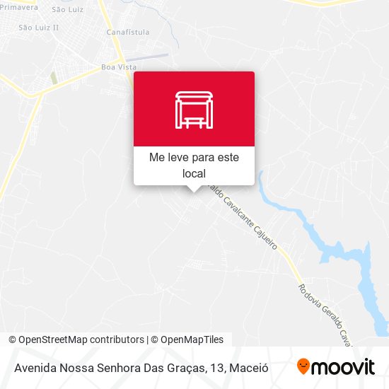 Avenida Nossa Senhora Das Graças, 13 mapa