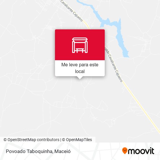 Povoado Taboquinha mapa