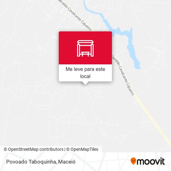 Povoado Taboquinha mapa