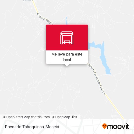 Povoado Taboquinha mapa