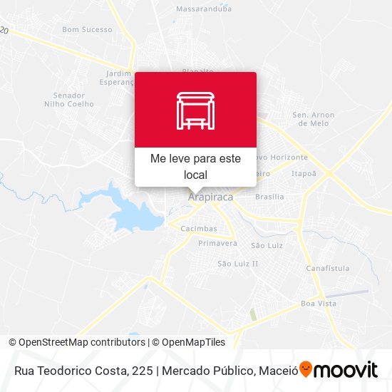 Rua Teodorico Costa, 225 | Mercado Público mapa