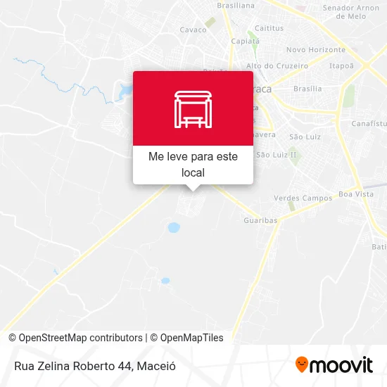 Rua Zelina Roberto 44 mapa