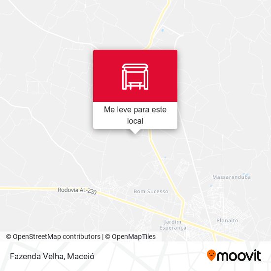 Fazenda Velha mapa