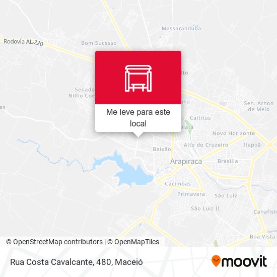 Rua Costa Cavalcante, 480 mapa