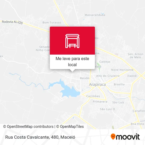 Rua Costa Cavalcante, 480 mapa