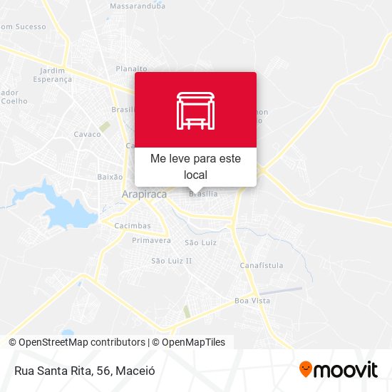 Rua Santa Rita, 56 mapa