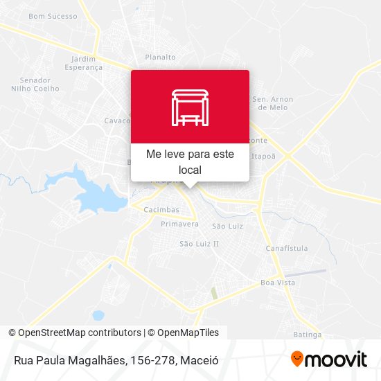 Rua Paula Magalhães, 156-278 mapa
