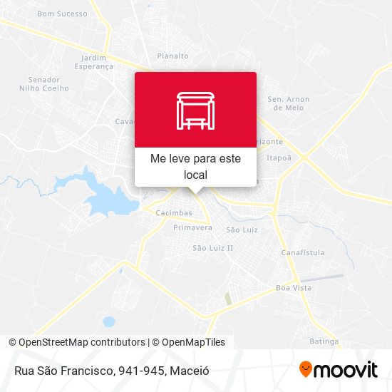 Rua São Francisco, 941-945 mapa