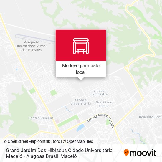 Grand Jardim Dos Hibiscus Cidade Universitária Maceió - Alagoas Brasil mapa