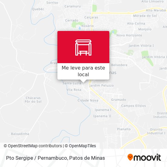 Pto Sergipe / Pernambuco mapa