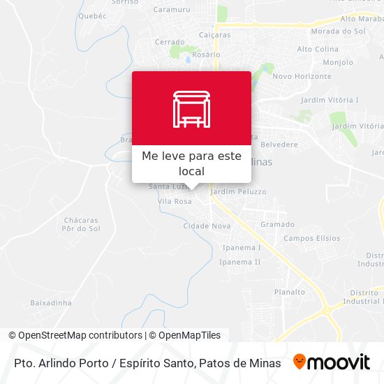 Pto. Arlindo Porto / Espírito Santo mapa