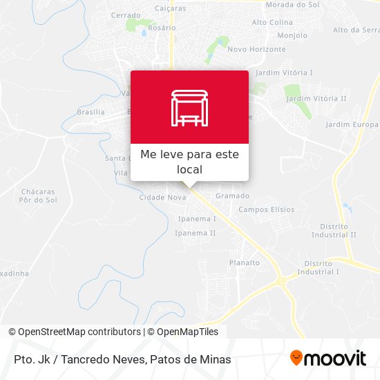 Pto. Jk / Tancredo Neves mapa