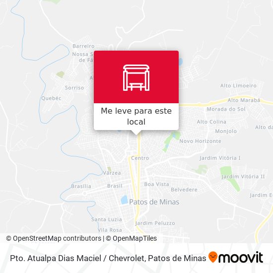 Pto. Atualpa Dias Maciel / Chevrolet mapa