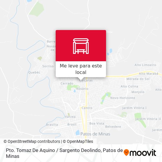 Pto. Tomaz De Aquino / Sargento Deolindo mapa
