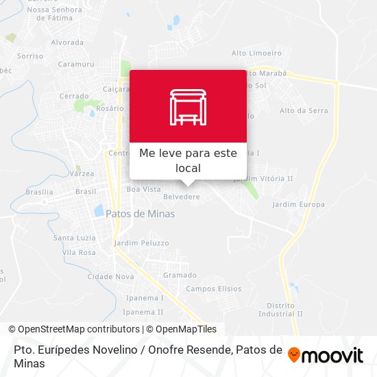 Pto. Eurípedes Novelino / Onofre Resende mapa