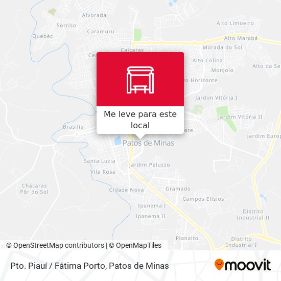 Pto. Piauí / Fátima Porto mapa