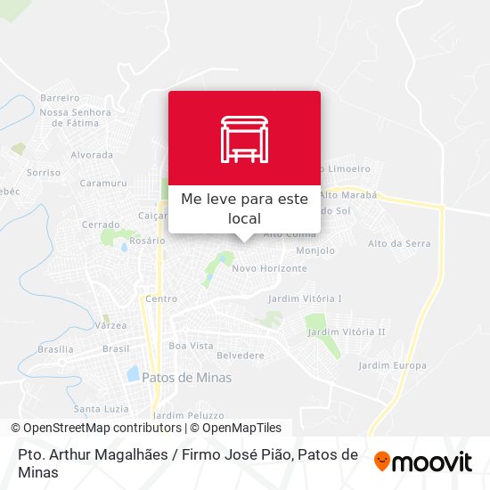 Pto. Arthur Magalhães / Firmo José Pião mapa