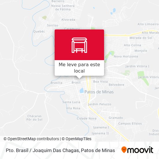 Pto. Brasil / Joaquim Das Chagas mapa