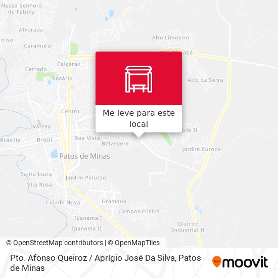 Pto. Afonso Queiroz / Aprígio José Da Silva mapa