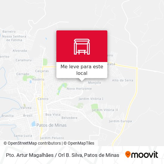 Pto. Artur Magalhães / Orl B. Silva mapa