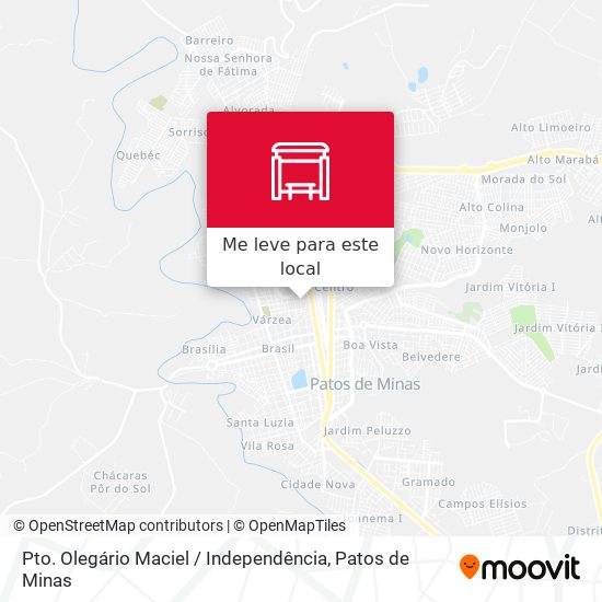 Pto. Olegário Maciel / Independência mapa