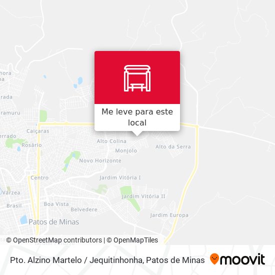 Pto. Alzino Martelo / Jequitinhonha mapa