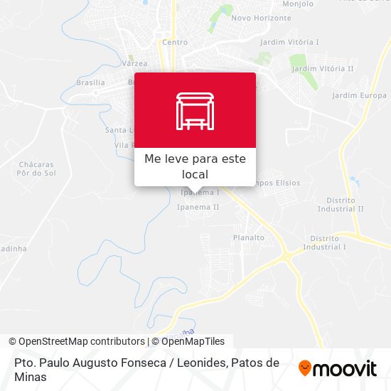 Pto. Paulo Augusto Fonseca / Leonides mapa