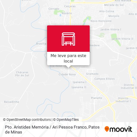 Pto. Aristides Memória / Ari Pessoa Franco mapa