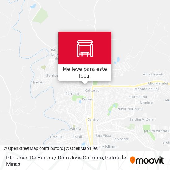 Pto. João De Barros / Dom José Coimbra mapa
