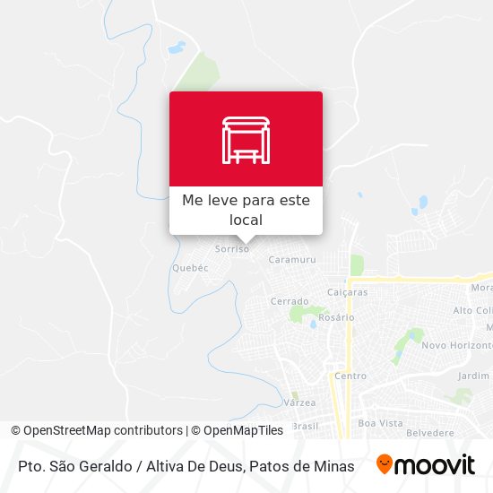 Pto. São Geraldo / Altiva De Deus mapa