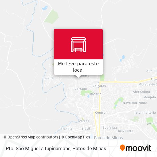 Pto. São Miguel / Tupinambás mapa