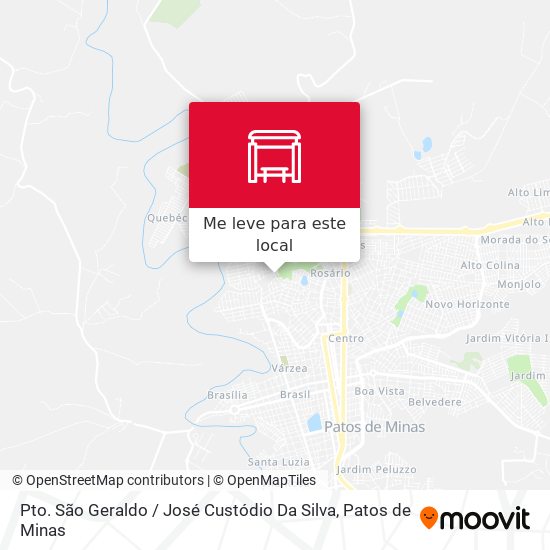 Pto. São Geraldo / José Custódio Da Silva mapa