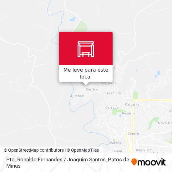 Pto. Ronaldo Fernandes / Joaquim Santos mapa