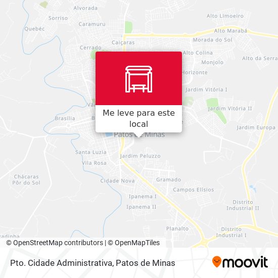 Pto. Cidade Administrativa mapa