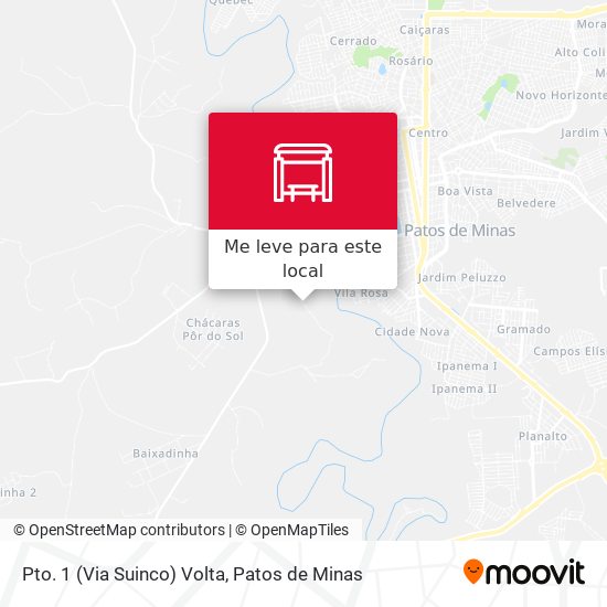 Pto. 1 (Via Suinco) Volta mapa
