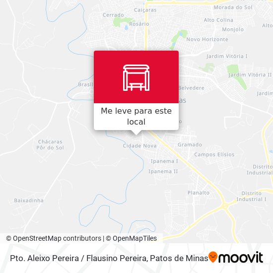 Pto. Aleixo Pereira / Flausino Pereira mapa