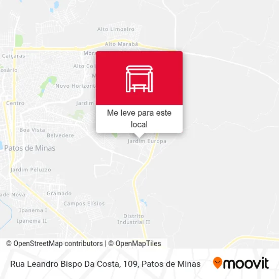 Rua Leandro Bispo Da Costa, 109 mapa