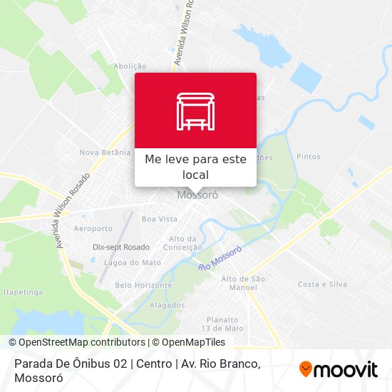 Parada De Ônibus 02 | Centro | Av. Rio Branco mapa