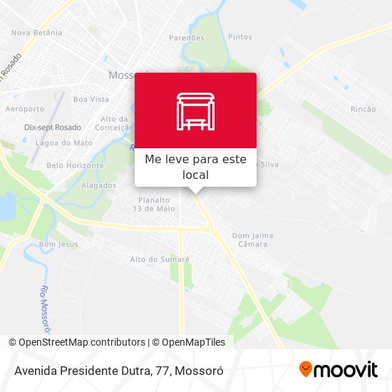 Avenida Presidente Dutra, 77 mapa