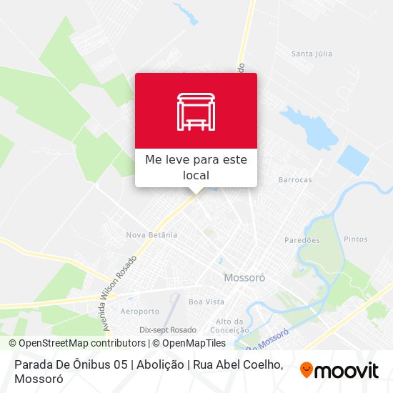 Parada De Ônibus 05 | Abolição | Rua Abel Coelho mapa