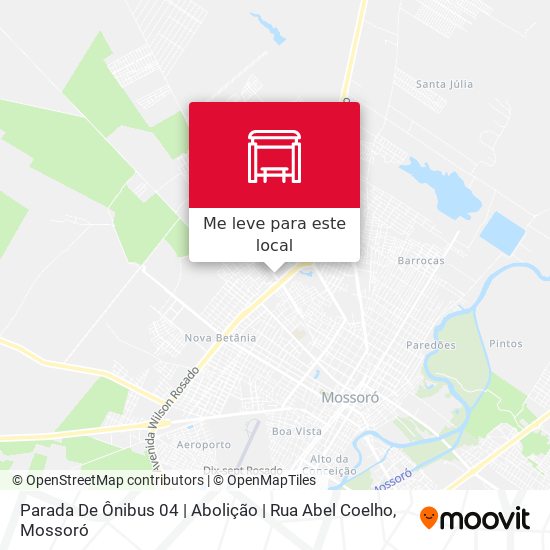 Parada De Ônibus 04 | Abolição | Rua Abel Coelho mapa