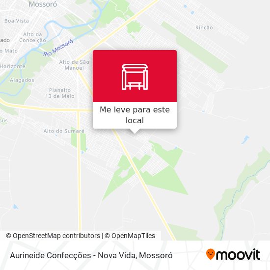 Aurineide Confecções - Nova Vida mapa