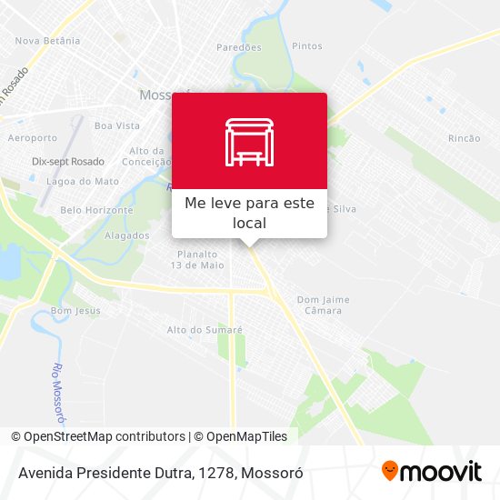 Avenida Presidente Dutra, 1278 mapa