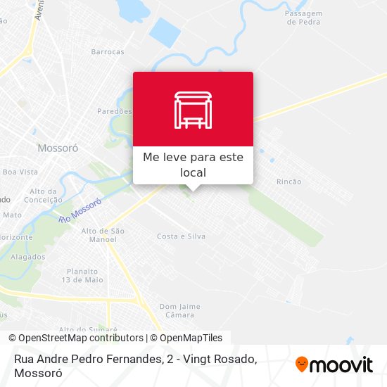 Rua Andre Pedro Fernandes, 2 - Vingt Rosado mapa