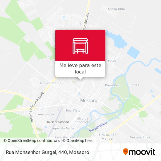 Rua Monsenhor Gurgel, 440 mapa