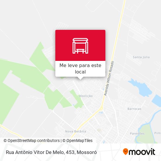 Rua Antônio Vítor De Melo, 453 mapa