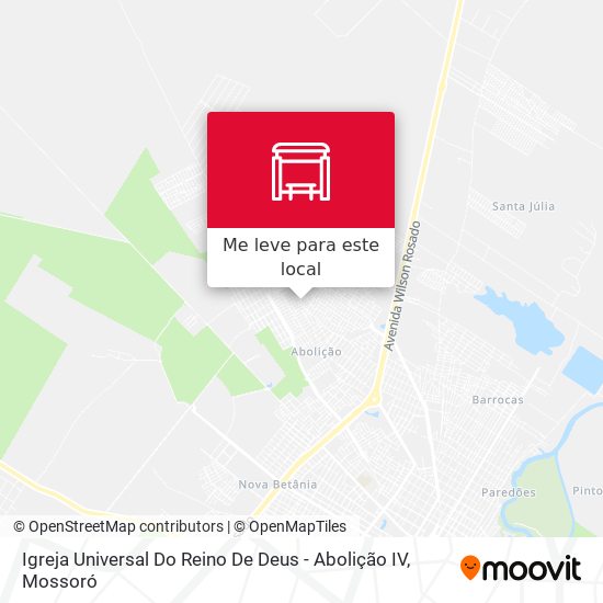Igreja Universal Do Reino De Deus - Abolição IV mapa